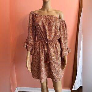 Junior’s Off-the-Shoulder Dress, Size Large
